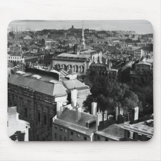 1859:  Een uitzicht van Boston die naar het zuiden Muismat (Voorkant)