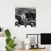 1859: Een uitzicht van Boston die naar het zuiden Poster (Thuiskantoor)