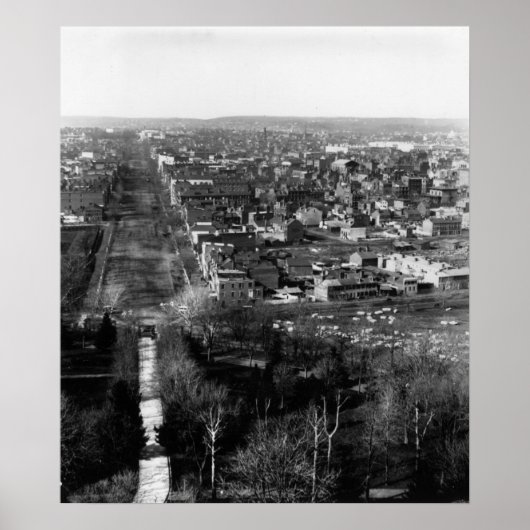 1859: Washington, DC, de hoofdstad van de VS Poster (Voorkant)