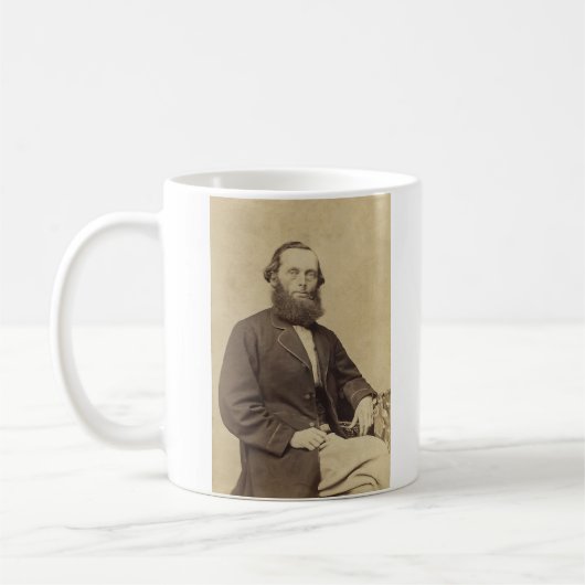 1860's Man - Zittende koffie Mok (Links)