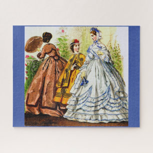 1863 Journal des Jeunes Personnes mode bord Legpuzzel