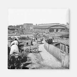 1864 Railroad Depot Atlanta Magnet Magneet