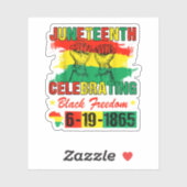 1865 Afro-Afrikaans Sticker (Vel)