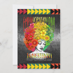 1865 Juneteenth Black Independence Day Kaart