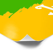 1865 Juneteenth Freedom Day Flag Viering Perfect Poster (Hoek)