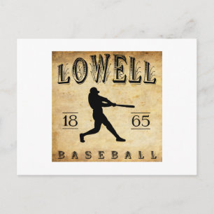 1865 Lowell Massachusetts Baseball Briefkaart