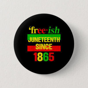 1865 Zwarte Geschiedenis Afrikaanse Amerikaanse Vr Ronde Button 5,7 Cm