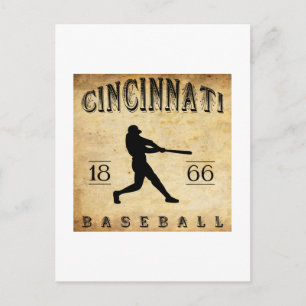 1866 Cincinnati Ohio Baseball Briefkaart