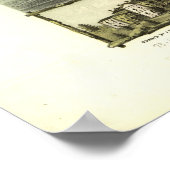 1870 Stillwater, MN Birds Eye Uitzicht Panorama Poster (Hoek)