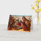 1874 De koningin van de leeuw Kaart (Gele Bloem)