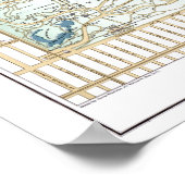 1875 Hinrichs' Guide Map of Central Park Poster (Hoek)