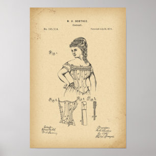 1875 Patentcorset Poster