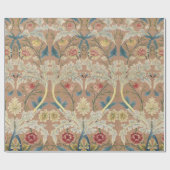 1875 William Morris Floral Embroidery Cadeaupapier (Vlak)
