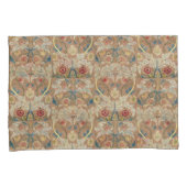 1875  William Morris Floral Embroidery Kussensloop (Voorkant-Rechts)