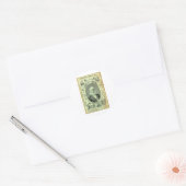 1876 Greenback Party Ronde Sticker (Envelop)