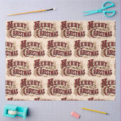 1876 Vrolijk Kerstgoud Tissuepapier (Craft)