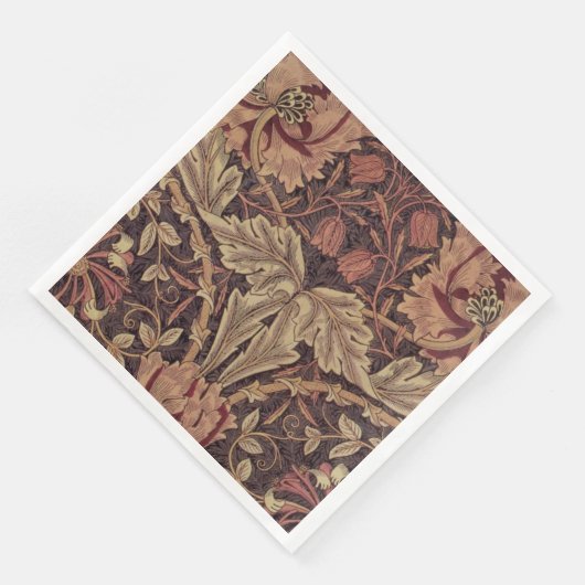 1876  William Morris Honeysuckle Servetten (Hoek)