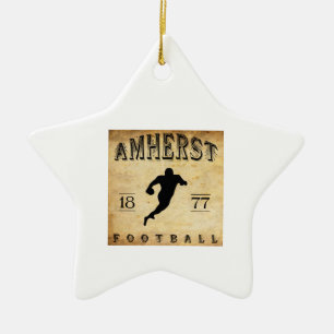 1877 Amherst Massachusetts Football Keramisch Ornament