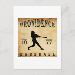 1877 Providence Rhode Island Baseball Briefkaart
