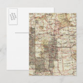 1878 Carte des enquêtes géographiques américaines (Devant / Derrière)