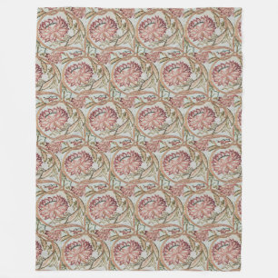 1878  William Morris Flowerpot Fleece Deken