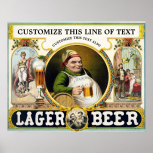 1879 Bieradvertentie Poster