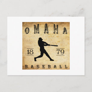 1879 Omaha Nebraska Baseball Briefkaart
