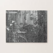 1879 puzzles vintages de carte de Brooklyn dans (Horizontal)