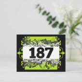 187 BRIEFKAART (Staand voorkant)