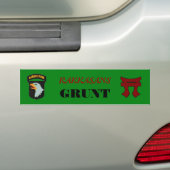 187E BUMPERSTICKER INFANTRY RAKKASANS GRUNT (Op auto)