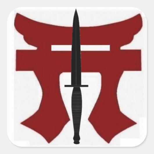 187e infanterie Rakkasan Torri avec Stickers Dagge (Devant)