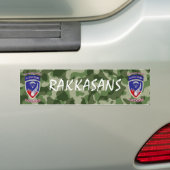 187e Infanterieregeling Bumpersticker (Op auto)
