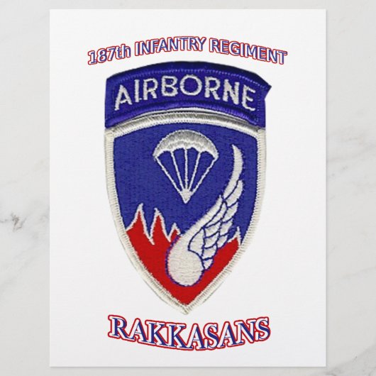 187e Infanterieregeling Flyer (Voorkant)