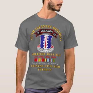 187e Infanterieregiment TF 201 Libanon w AFEM SVC T-shirt