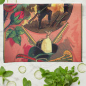 1880 Pompier pompier serviette Art (Plié)