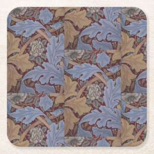 1880 William Morris St James Palace Wallpaper Vierkante Kartonnen Onderzetter