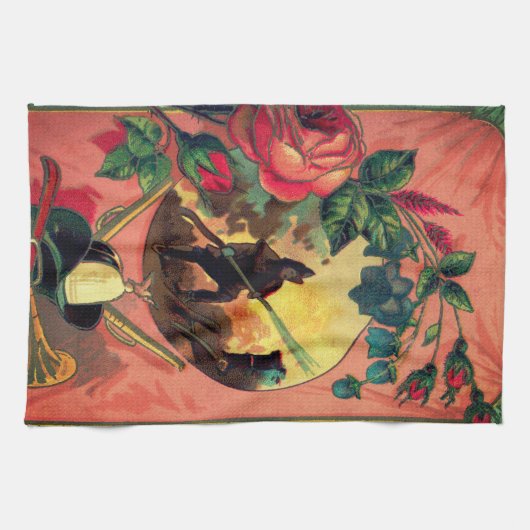 1880s Brandweerman Handdoek Art (Horizontaal)