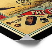 1880's Columbia Penny Farthing Fiets Poster (Hoek)