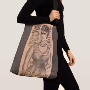 1880s Ferris Common Sense Corsets en Crossbody Tas