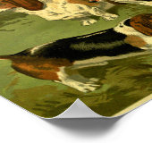 1881 Basset Hounds Print (Hoek)