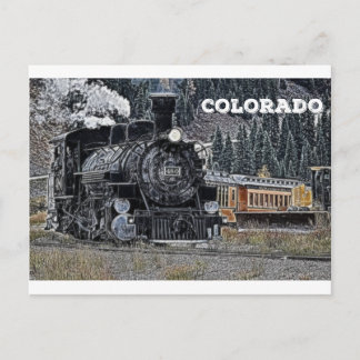 1881 Durango & Silvertown Narrow Gage Railroad Briefkaart