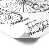 1882 High Wheeler Bicycle Patent Art Print (Hoek)