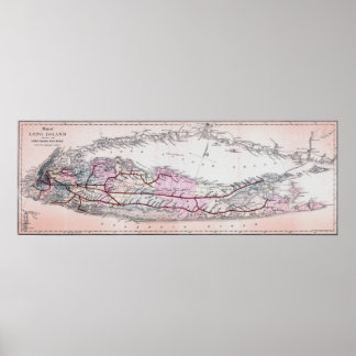 1882 Lange eiland Poster