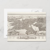 1883 Briefkaart Salem Map (Voorkant / Achterkant)