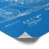 1883 High Wheeler Bicycle Design Patent Art Print (Hoek)