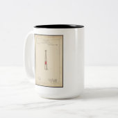 1884 / 1885 Vintage Baseball Bat Patent Mug ! (Devant gauche)