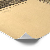 1884 Seattle, WA Birds Eye Uitzicht Panorama Poster (Hoek)