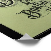 1884 Victor Bicycles en Art Poster (Hoek)