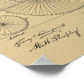 1885 High Wheeler Bicycle Patent Art Print (Hoek)