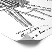 1885 Impression de dessin d'art breveté de caméra (Coin)